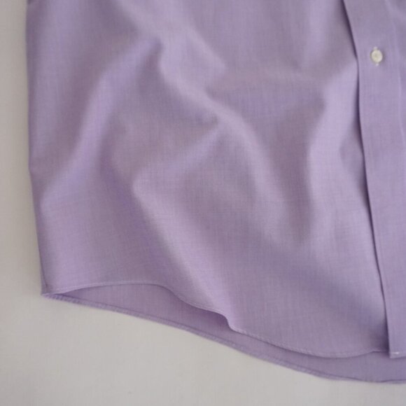 Brooks Brothers Lavender 100% Supirma Cotton Button Down Dress Shirt 16.5 - 34 - Picture 7 of 9